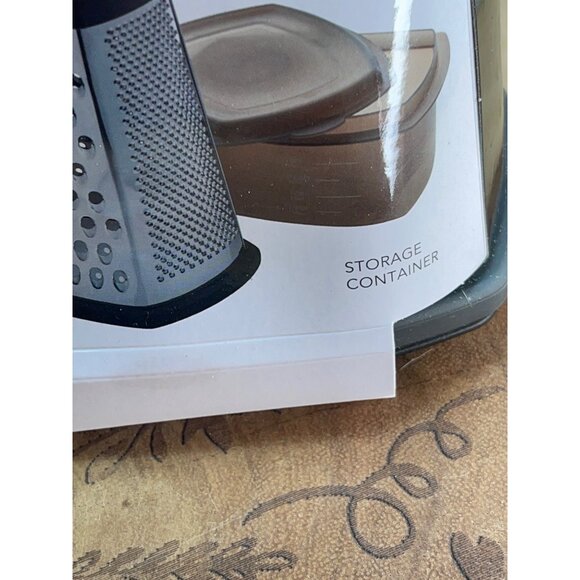 KitchenAid Box Grater With Covered Storage Container Gray NWT Dishwasher Safe - Picture 5 of 8